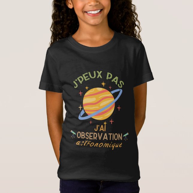 Astronomische Beobachtung T-Shirt (Vorderseite)