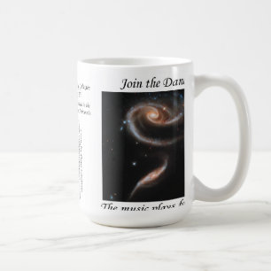 Astronomische Fotos mit Lebenbestätigungen Kaffeetasse