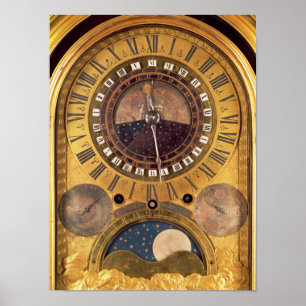 Astronomische Uhr für die Grand Dauphin Poster