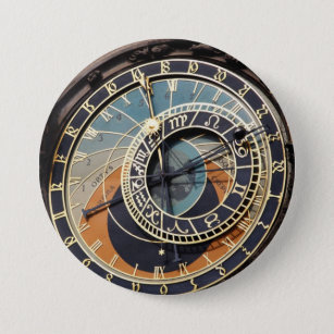 Astronomische Uhr in Prag Button