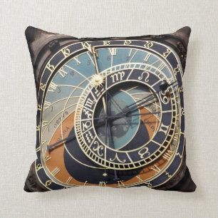 Astronomische Uhr in Prag Kissen