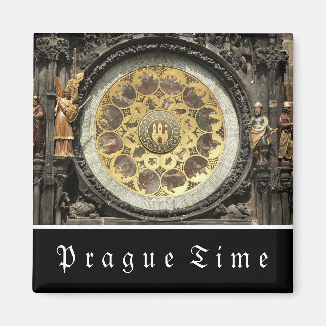 Astronomische Uhr in Prag Magnet (Vorne)