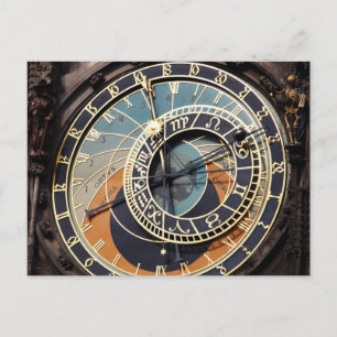 Astronomische Uhr in Prag Postkarte