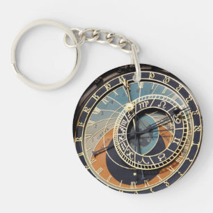Astronomische Uhr in Prag Schlüsselanhänger