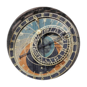 Astronomische Uhr in Prag Schneidebrett