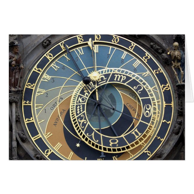 Astronomische Uhr oder Prag Orloj (Vorderseite (Horizontal))