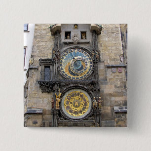 Astronomische Uhr oder Prag Orloj Button