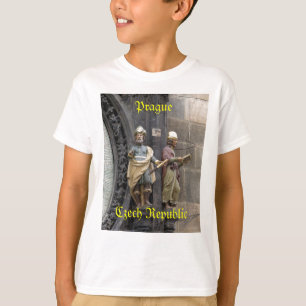 Astronomische Uhr oder Prag Orloj T-Shirt