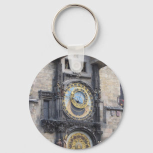 Astronomische Uhr Prags im alten Rathausplatz Schlüsselanhänger