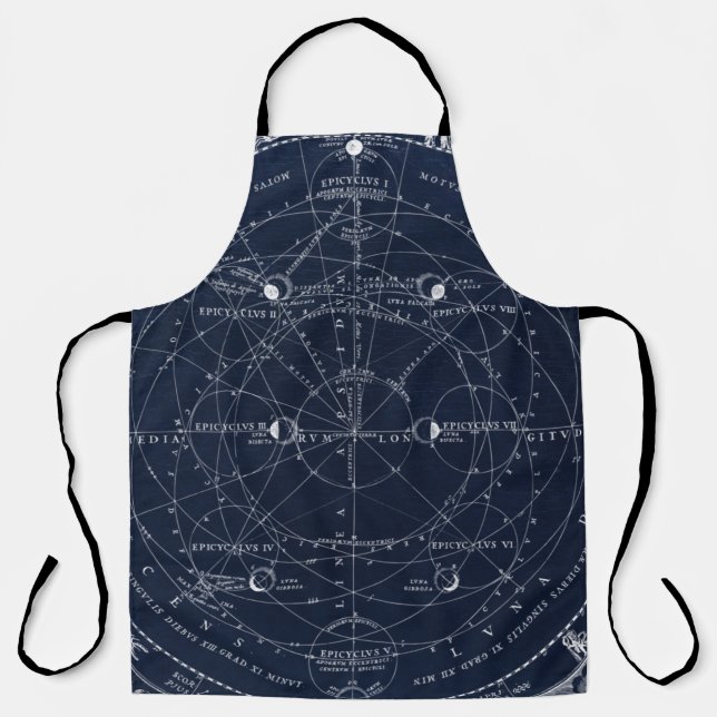 Astronomische Vintage Marine Schürze (Vorderseite)