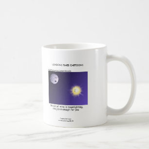 Astronomischer Mondlichter Cartoon Funny Coffee Ta Kaffeetasse
