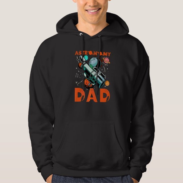 Astronomischer Vater Hoodie (Vorderseite)