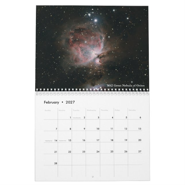 AstronoMolly Images 2021 Kalender (Feb 2027)