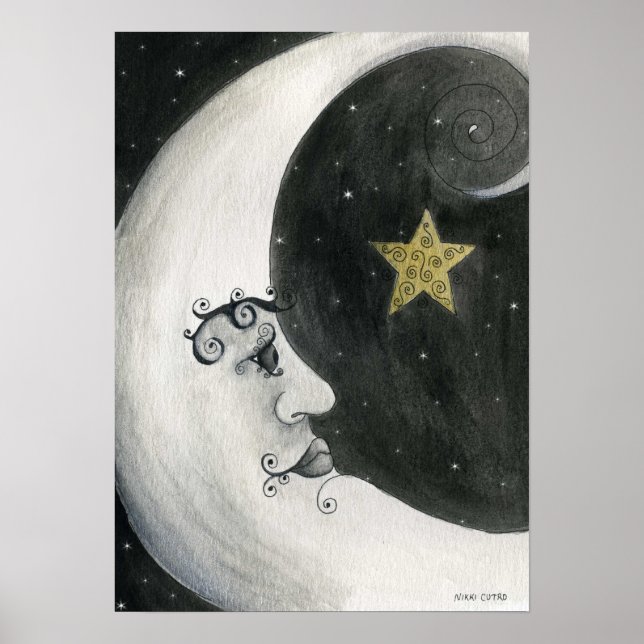 Astronomy - Moon Print Poster (Vorne)