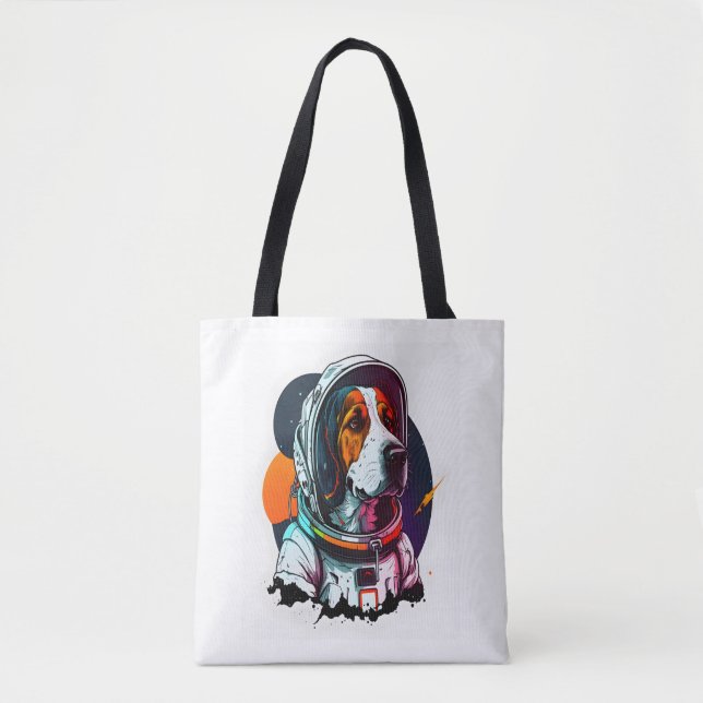 Astronout Dog Mascot 3 Tasche (Vorderseite)