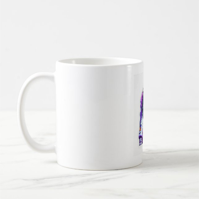 Astronout Dog Mascot Kaffeetasse (Links)
