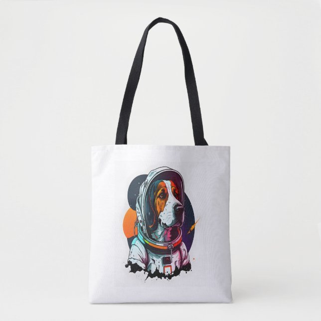 Astronout Dog Mascot Tasche (Vorderseite)