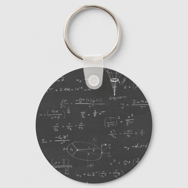 Astrophysik-Diagramme und Formeln Schlüsselanhänger (Vorderseite)