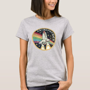 Astrophysik Vintage-Emblem V02 T-Shirt