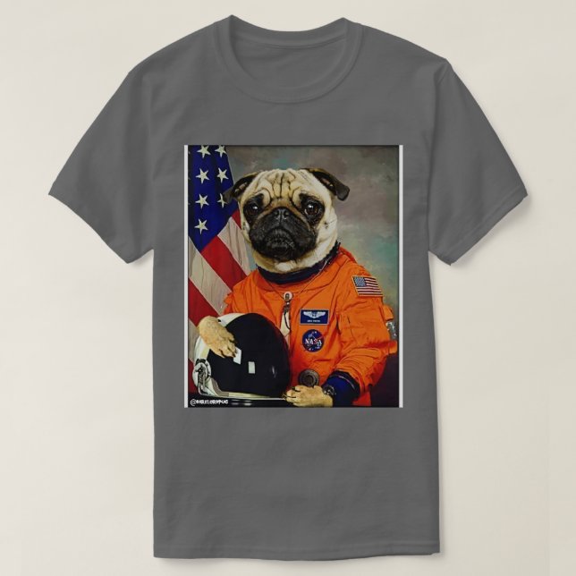 Astropug T-Shirt (Design vorne)