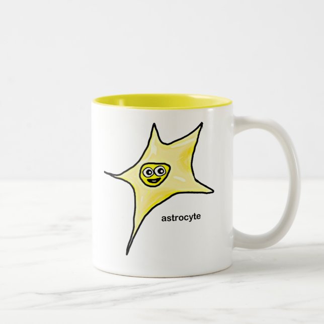 Astrozyte-Tasse Zweifarbige Tasse (Rechts)