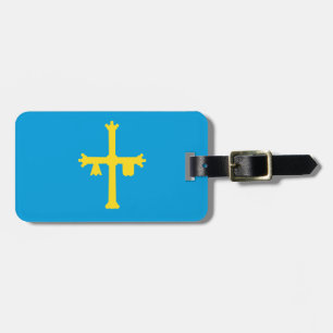 Asturien-Flagge Gepäckanhänger
