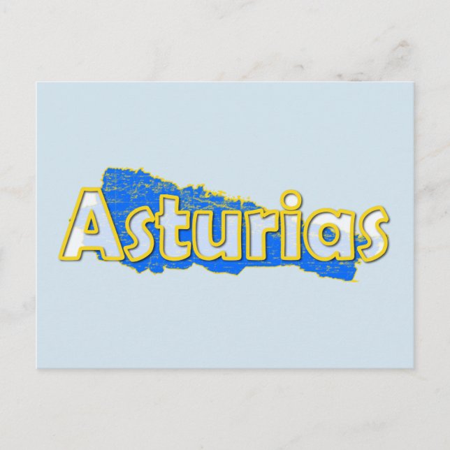 Asturien Postkarte (Vorderseite)