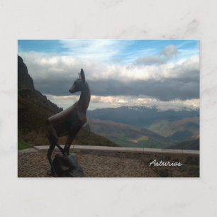 Asturische Berge, Spanien Postkarte