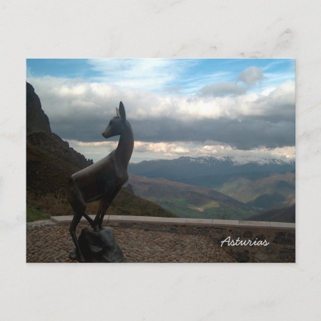 Asturische Berge, Spanien Postkarte (Vorderseite)