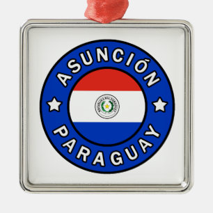 Asunción Paraguay Ornament Aus Metall