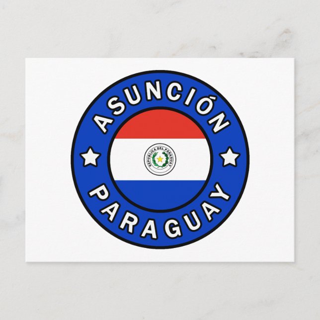 Asunción Paraguay Postkarte (Vorderseite)