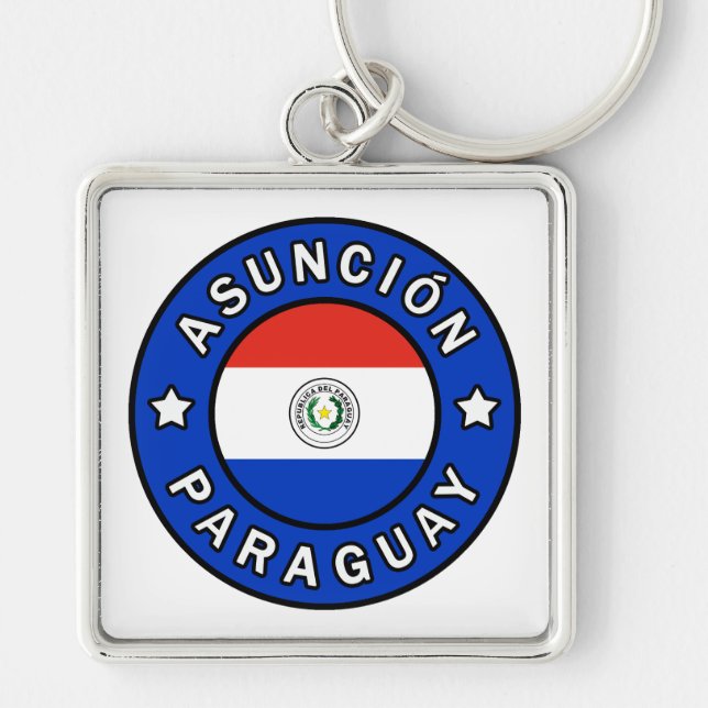 Asunción Paraguay Schlüsselanhänger (Vorne)