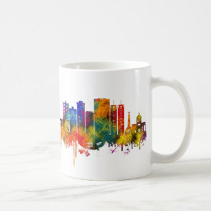 Asunción Paraguay Skyline bleibt gleich, da es sic Kaffeetasse