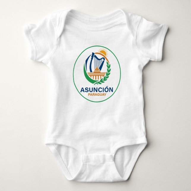 Asuncion Paraguay South America Baby Strampler (Vorderseite)