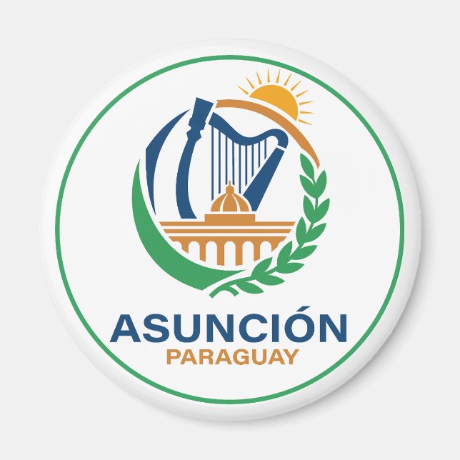 Asuncion Paraguay South America Magnet (Vorne)
