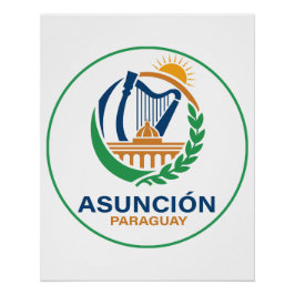 Asuncion Paraguay South America Poster