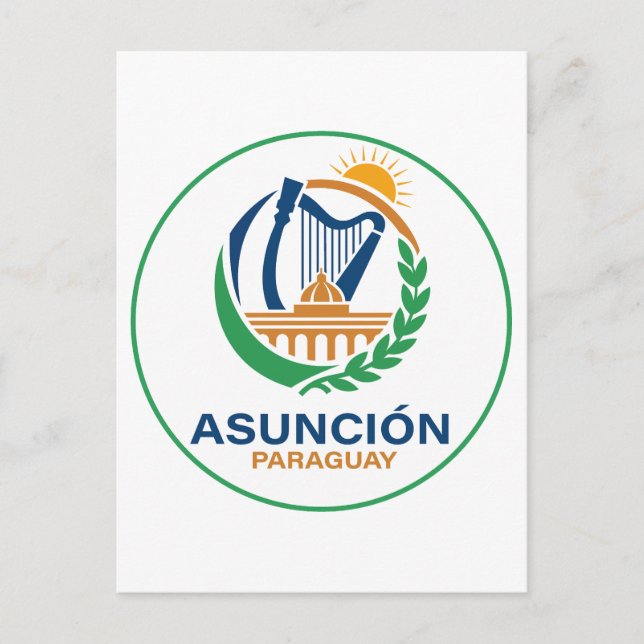 Asuncion Paraguay South America Postkarte (Vorderseite)