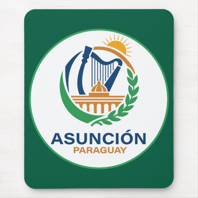 Asunción Paraguay Südamerika Mousepad (Vorne)