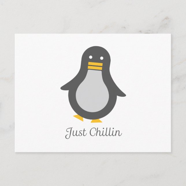 Asv Pinguin Postkarte (Vorderseite)