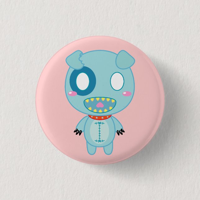 Asyl der Hund Button (Vorderseite)