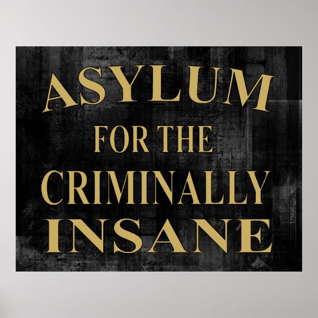 Asylsignaturposter Poster (Vorne)