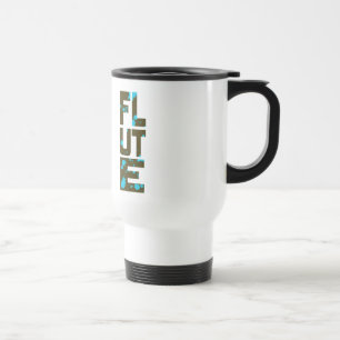 Asymetrische Flöten-Reise-Tasse Reisebecher