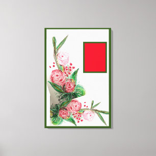 Asymmetrische Rosas-Anordnung Leinwanddruck