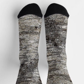 Asymmetrisches Muster der Birkenhalde Grafische Na Socken