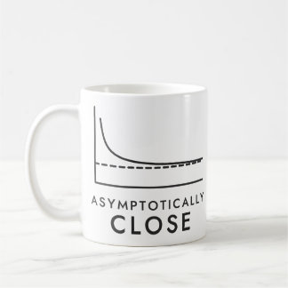 Asymptotisch nahes Analysis-Diagramm Kaffeetasse