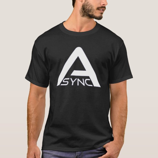 ASYNC Backrooms Pixels Research Institute T-Shirt (Vorderseite)