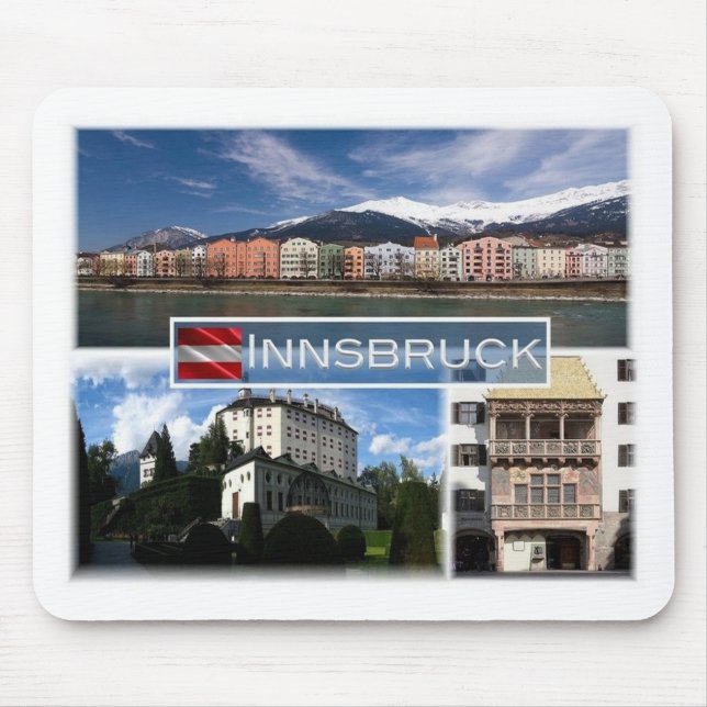 AT Österreich - Innsbruck Tirol - Mousepad (Vorne)