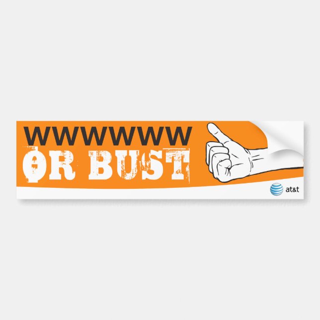 AT&T oder Fehlschlagaufkleber Autoaufkleber (Vorne)