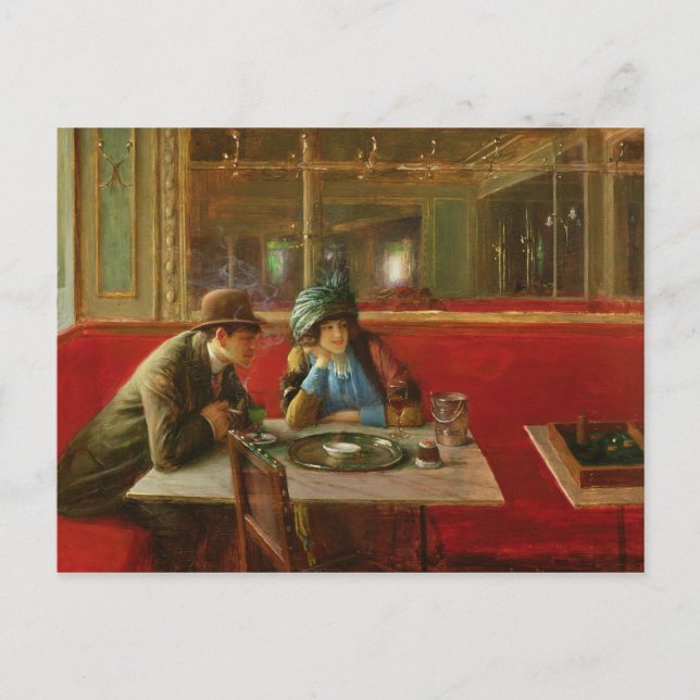 At the Cafe Postkarte (Vorderseite)