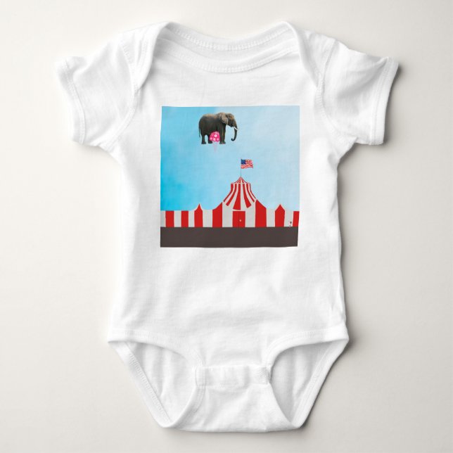 At The Circus T-Shirt Baby Strampler (Vorderseite)